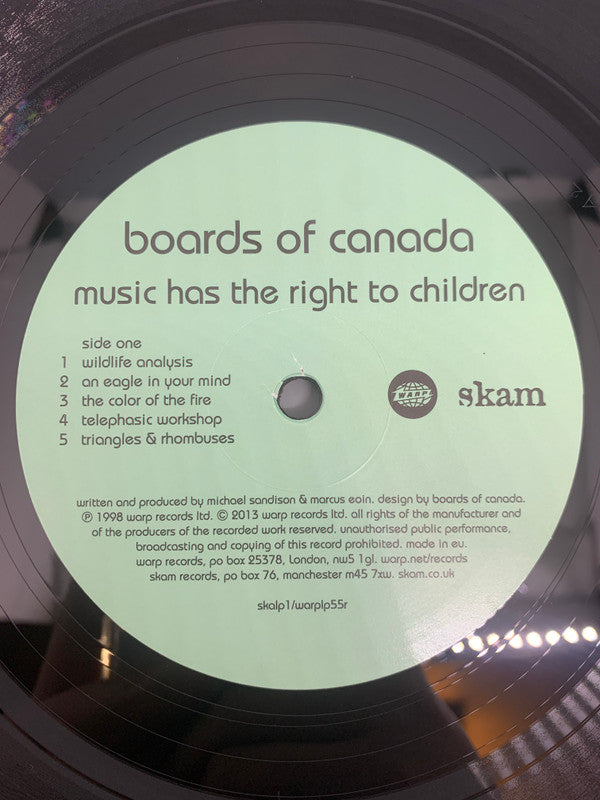 Boards Of Canada - Music Has The Right To Children (2xLP, Album, RE, Opt) (Mint (M))