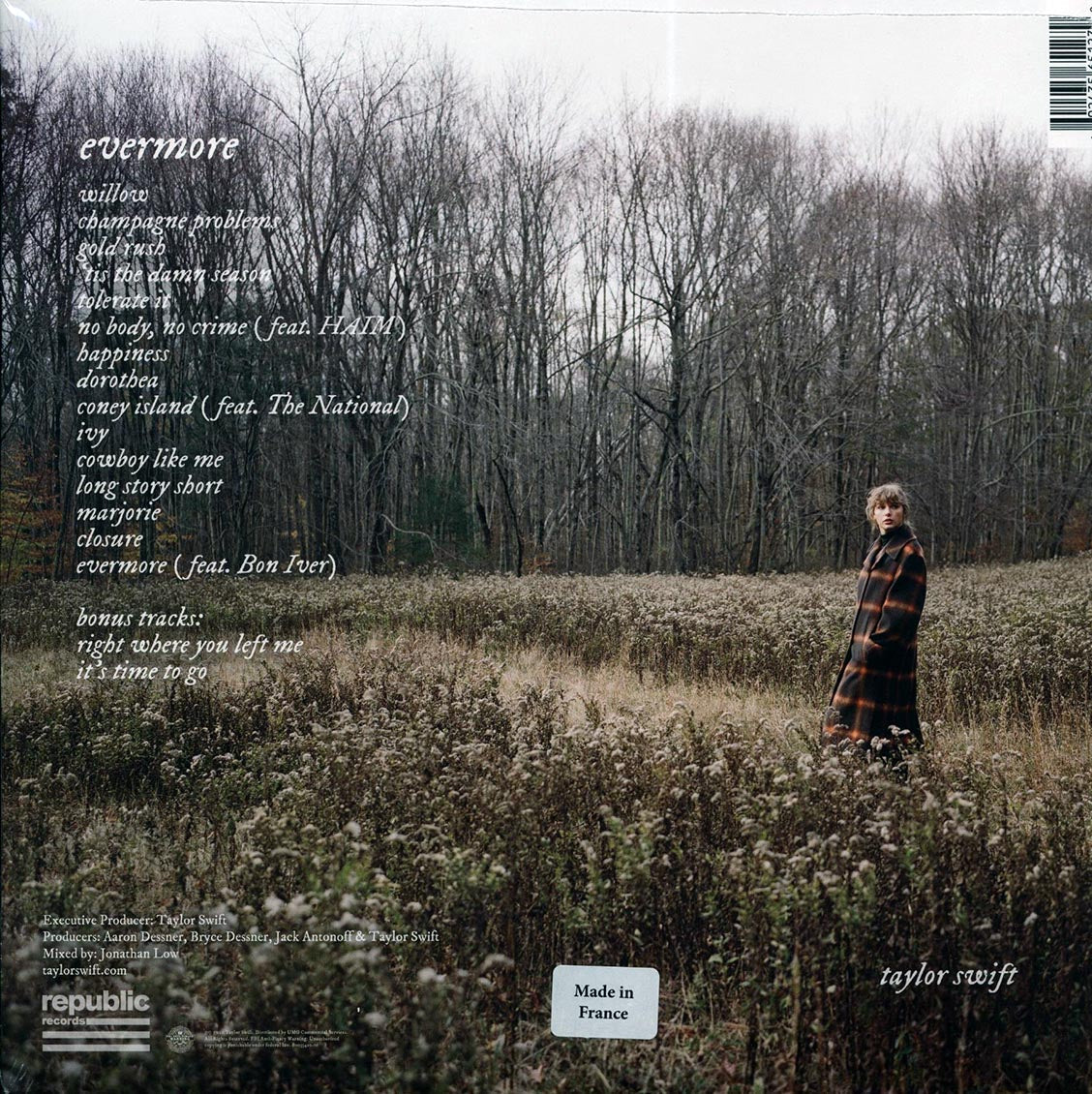 Taylor Swift - Evermore (2LP Green Vinyl Record)