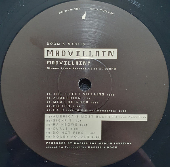 Madvillain - Madvillainy (2xLP, Album, RE) (Mint (M))